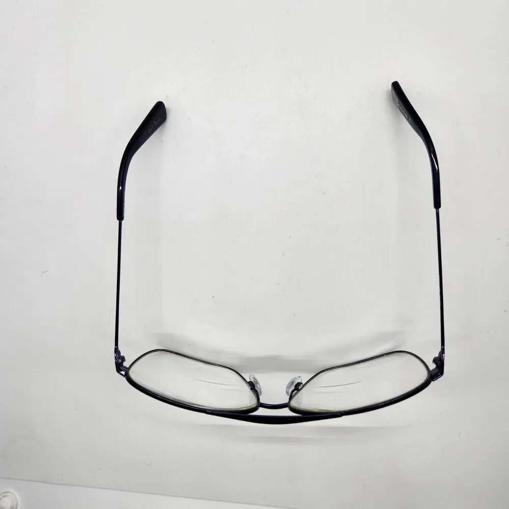 Vintage Paul Smith Eyeglasses Navy Metal 63-14-35 PS-835‎ Wide Mens Large Retro